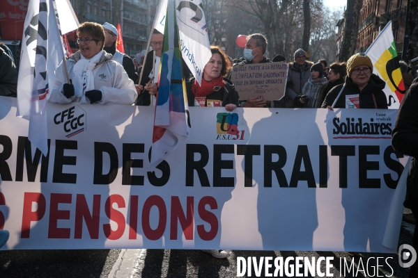 Manifestation du 11 Février contre la réforme des retraites