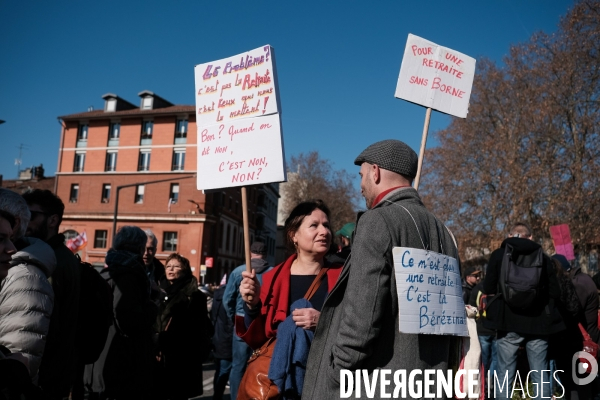 Manifestation du 11 Février contre la réforme des retraites