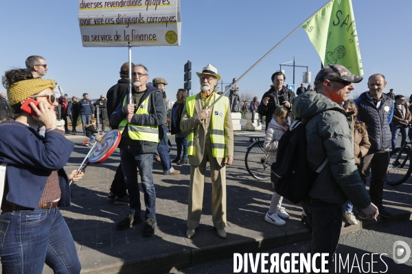 BORDEAUX, 4 ème manifestation contre la Réforme des Retraites