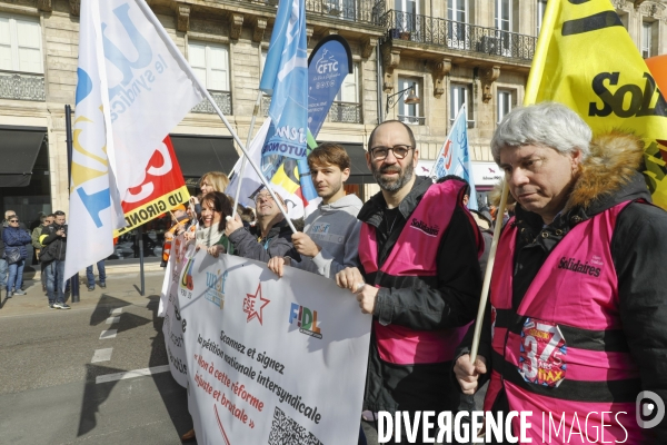 Bordeaux, 5ème manifestation contre la Réforme des Retraites
