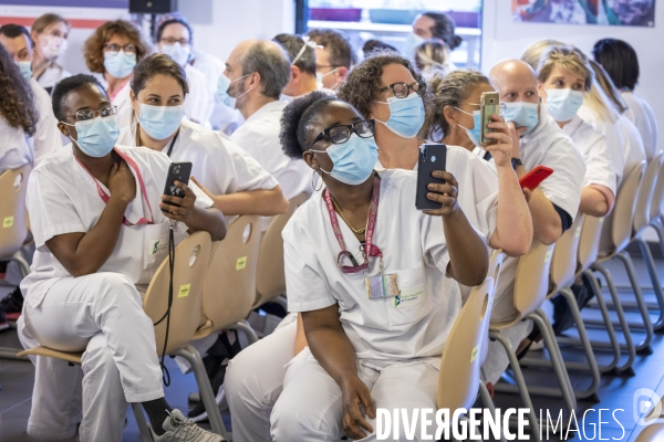 Macron : Voeux aux acteurs de la Santé