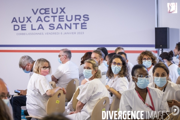 Macron : Voeux aux acteurs de la Santé