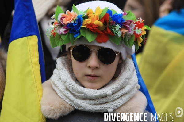 Rassemblement de soutien à l Ukraine