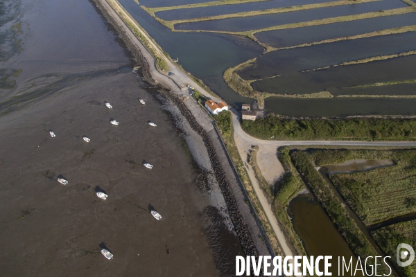 Survol de l île de Noirmoutier en Vendée