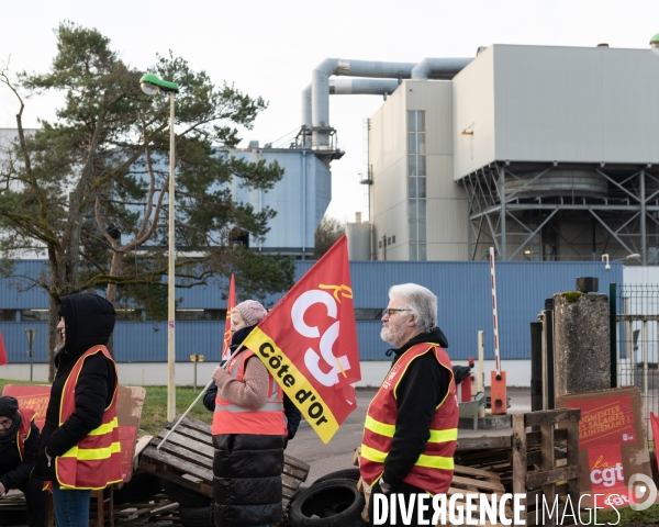 Blocage incinerateur syndicats