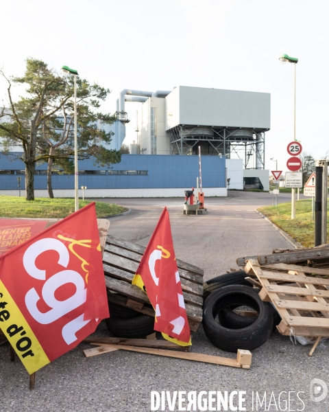 Blocage incinerateur syndicats