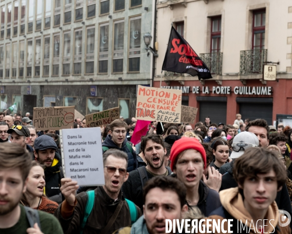 Manifestation intersyndicale contre la reforme des retraites - Dijon