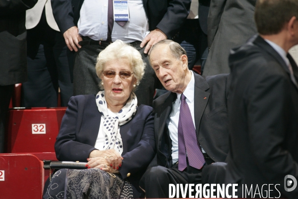 Meeting de Nicolas Sarkozy au Palais omnisport de Bercy