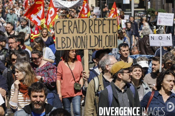 Bordeaux, 11 ème manifestation contre la réforme des retraites.