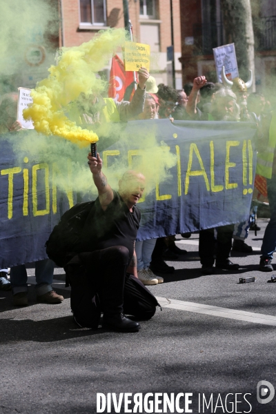 Toulouse : 11eme journee de mobilisation contre la reforme des retraites