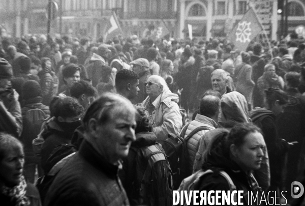 Toulouse : 12eme journee de mobilisation contre la reforme des retraites