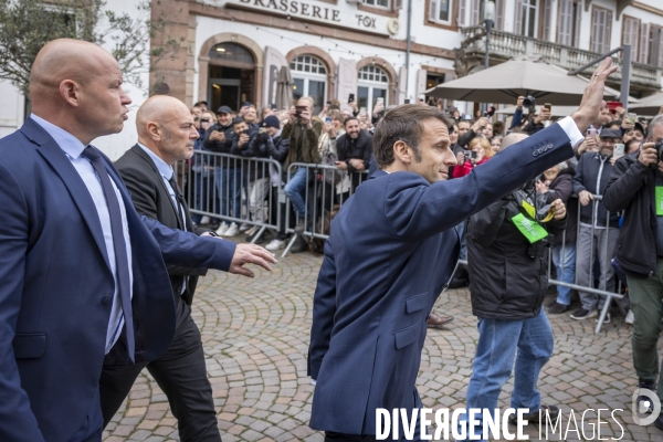 Emmanuel Macron dans le Bas-Rhin