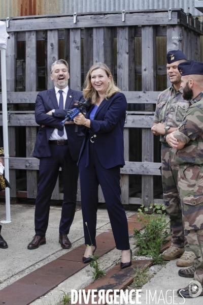 Yaël Braun-Pivet, Pdte de l Assemblée nationale visite une base militaire