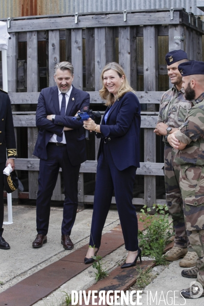 Yaël Braun-Pivet, Pdte de l Assemblée nationale visite une base militaire
