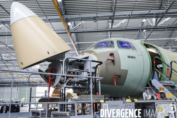 Construction du Rafale chez Dassault Aviation à Mérignac