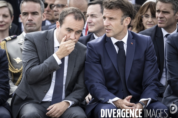 Emmanuel Macron inaugure la 54ème édition du Salon du  Bourget
