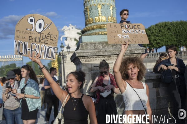 Justice pour Nahel, Place de la Concorde