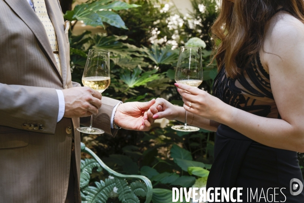 Demande en mariage dans un palace parisien