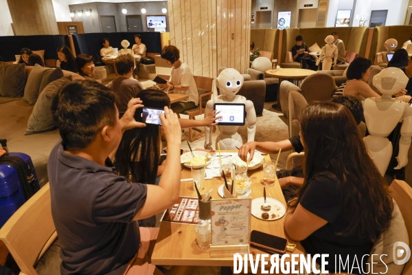 Pepper parlor le restaurant des robots pepper a tokyo