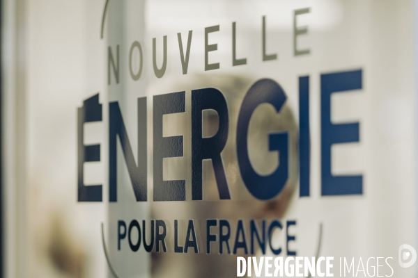 David Lisnard, QG parisien de Nouvelle Energie.