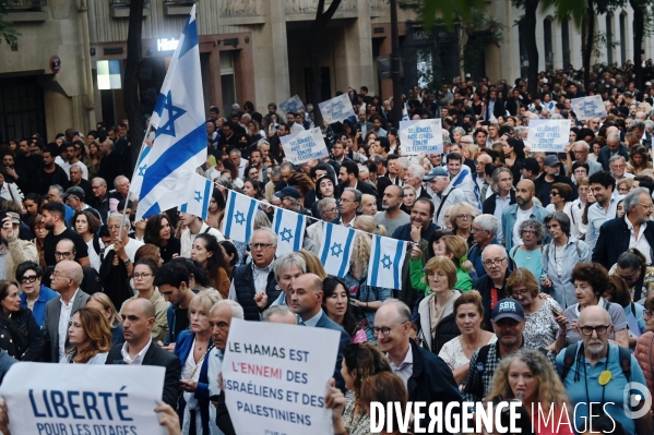 Marche de solidarité avec israel et les israeliens à l appel du crif
