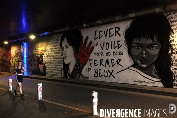 Le tunnel des Tuileries, 1600 métres de street art
