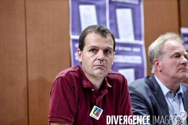 Conference presse organisations syndicales européennes