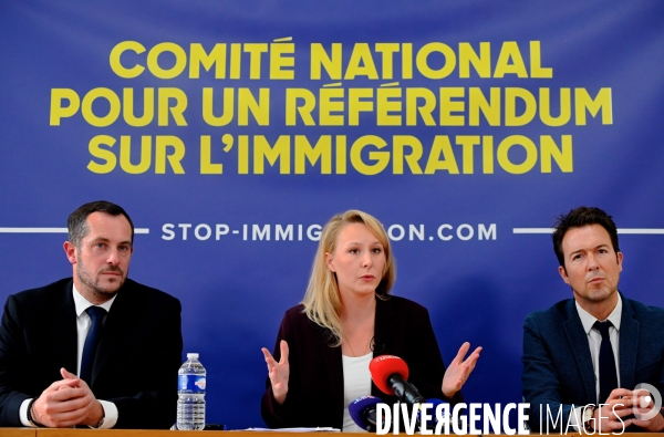 Conférence de presse de Marion Maréchal pour la création d un comité national sur l immigration 