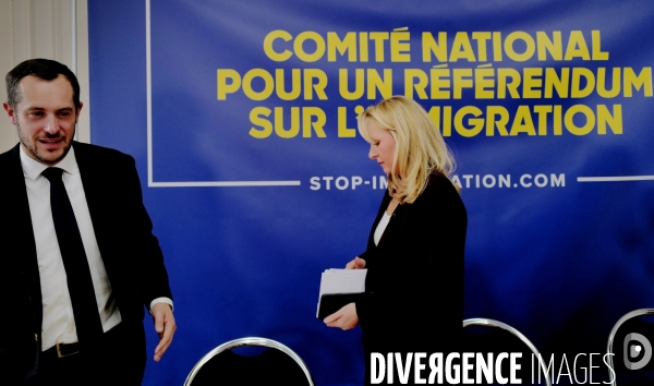 Conférence de presse de Marion Maréchal pour la création d un comité national sur l immigration 