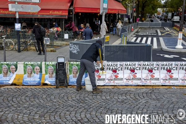 Le Made in France recouvre les affiches electorales de Reconquête
