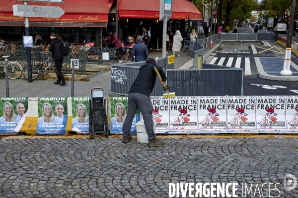Le Made in France recouvre les affiches electorales de Reconquête
