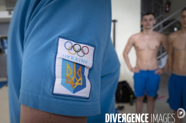 Les nageurs Ukrainiens a Font-Romeu