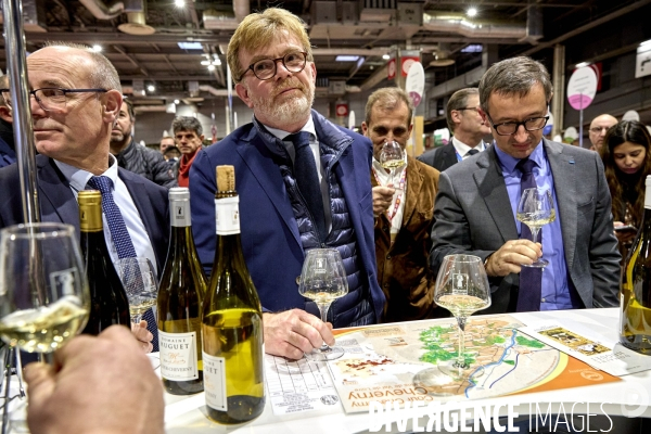 Marc Fesneau , ministre de l Agriculture et de la Souveraineté alimentaire,,au Salon des Vins des Vignerons Indépendants