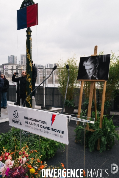 David Bowie - Inauguration de sa rue à Paris