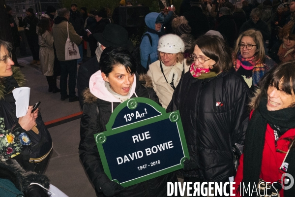 David Bowie - Inauguration de sa rue à Paris