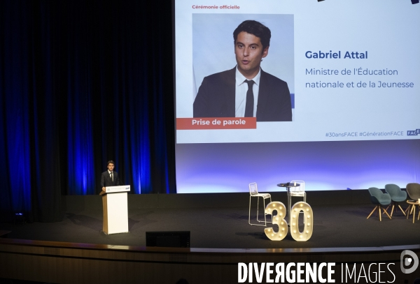 Gabriel ATTAL pour les 30 ans de la Fondation FACE à Marseille