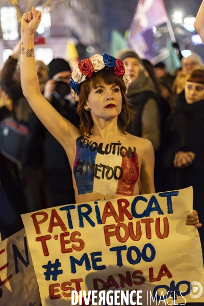 Rassemblement feministe contre l’impunite en matiere de violences sexistes et sexuelles