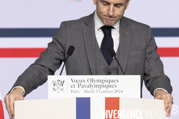 E. Macron, vœux aux acteurs du monde du sport