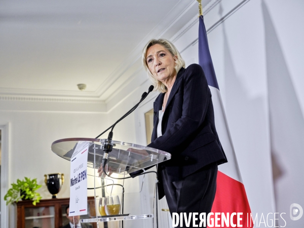 Voeux de Marine Le Pen à la presse