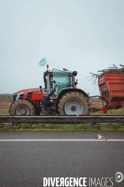 Le tracteur symbole agricole