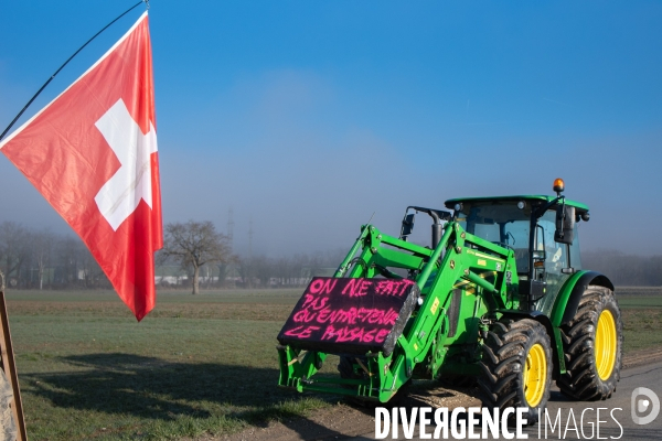 Genève. Manifestation des agriculteurs