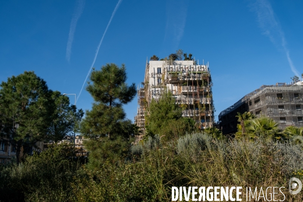 Immeubles vegetalises  Le Ray à Nice