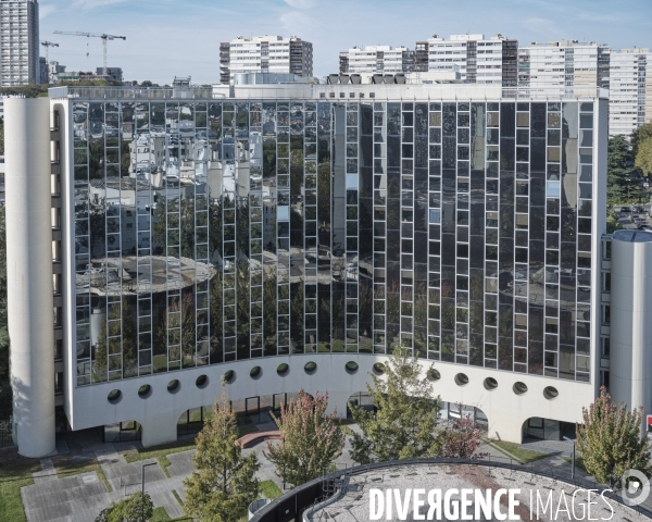 Fontenay-sous-bois quartier du Val de Fontenay, vue de l’immeuble Niemeyer 91