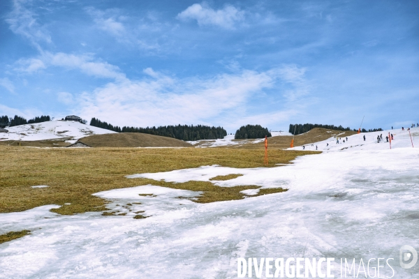 Manque de neige dans les Alpes du Nord