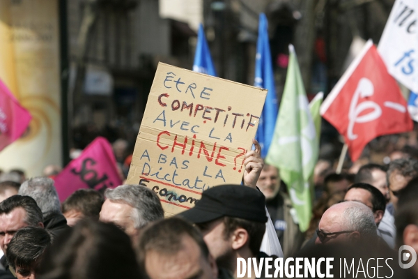 Les anti CPE dans Paris le 04/04/2006