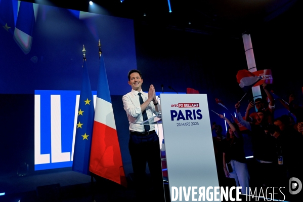 Elections européennes / Meeting de lancement de campagne de François-Xavier Bellamy