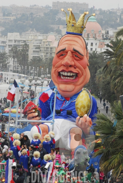 Elections Présidentielles et Coupe du Monde de Rugby: Thèmes du Carnaval de Nice