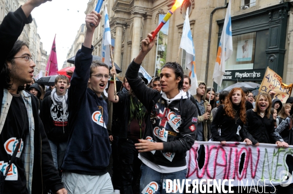 Journée d action des fonctionnaires à Lyon