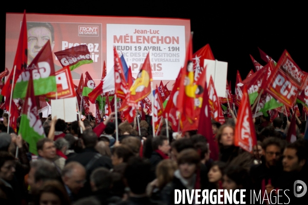 Paris : Dernier meeting de Jean-Luc Melenchon