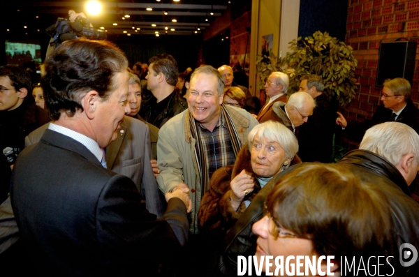 Meeting de Dominique PERBEN, candidat UMP à la mairie de LYON